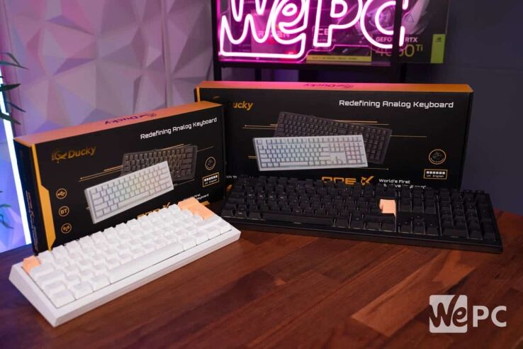 Experience next-level switch customization with the Ducky One X wireless keyboard