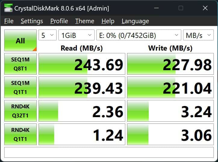 HDD2 performance