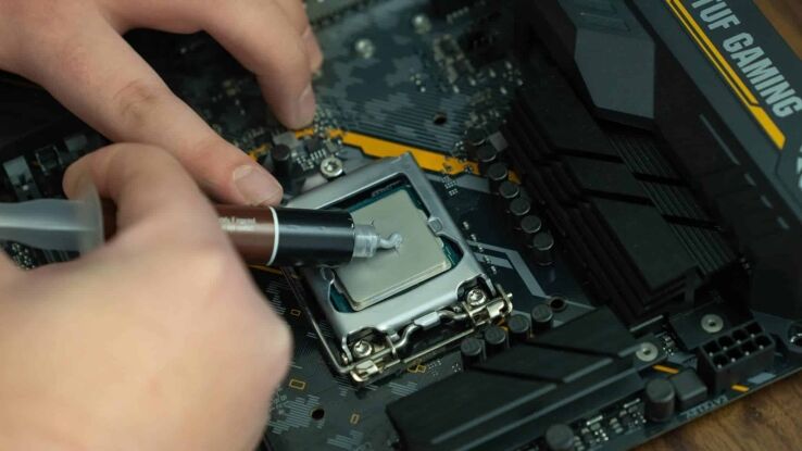 How much thermal paste should you use on the CPU?