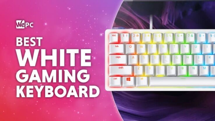 Best white gaming keyboard in January 2024: all size options