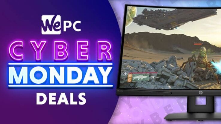 Get 23% off an HP X24c gaming monitor Cyber Monday 2021