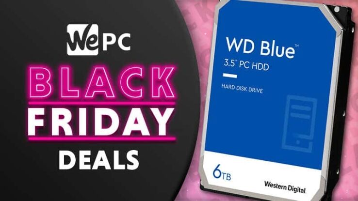 Save 45% on a WD Blue 6TB HDD early Black Friday 2021 deals