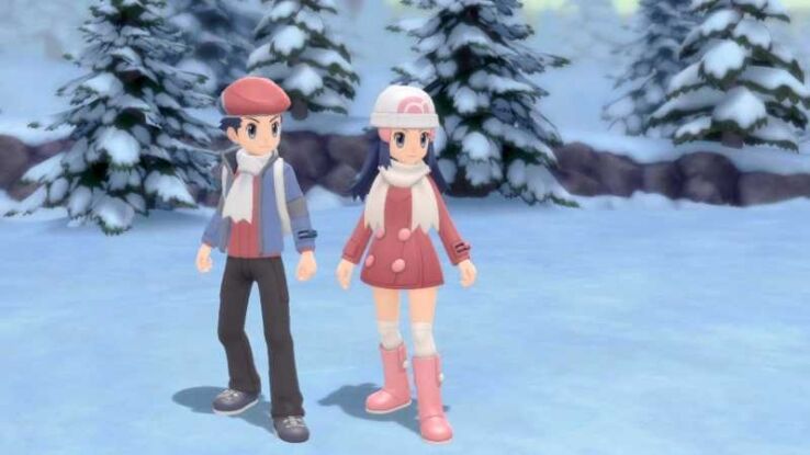 How to get the Platinum outfits in Pokémon Brilliant Diamond and Shining Pearl