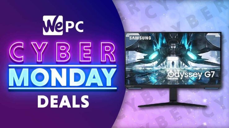 Samsung Odyssey G7 Gaming Monitor Cyber Monday deals
