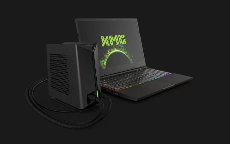 XMG RTX 3070 Ti, 3080 Ti laptop reveal plus OASIS external water cooling