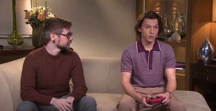 Jacksepticeye and Tom Holland meet up to play Uncharted