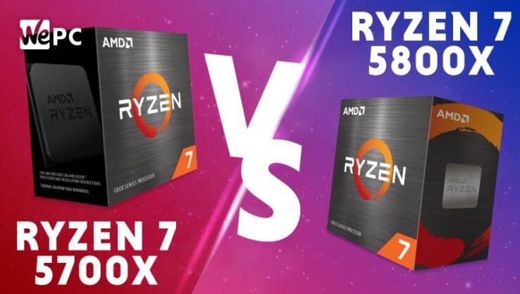AMD Ryzen 5700X vs 5800X