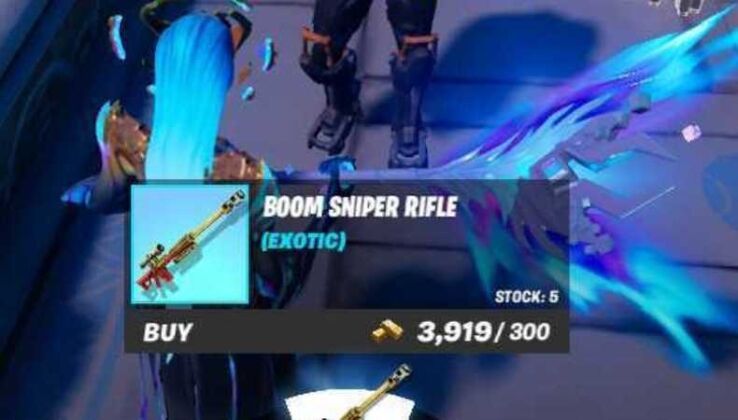 Where to buy an Exotic Weapon from a Fortnite Character