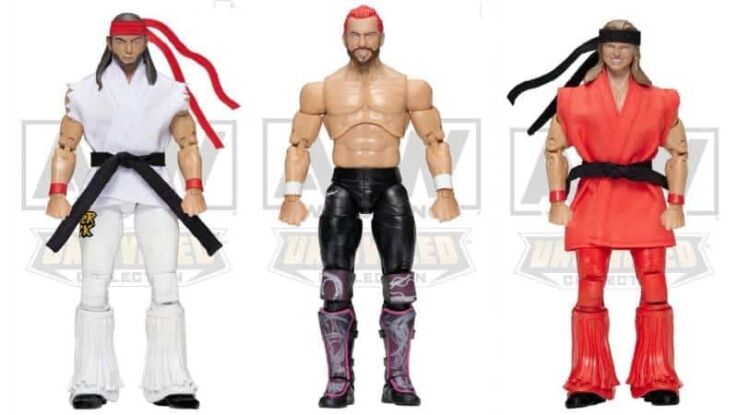 AEW x Capcom crossover continues with Street Fighter action figures