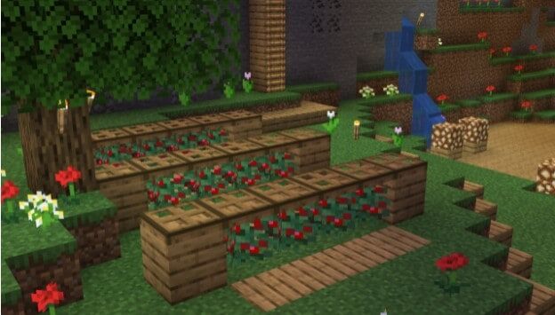 How to make A Sweet Berry farm in Minecraft