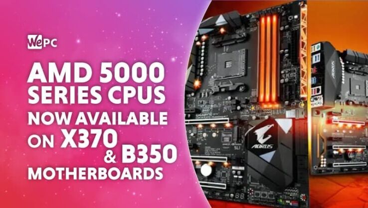 Ryzen 5000 series is now available on X370 & B350 motherboards.