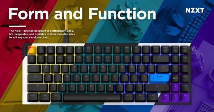 NZXT launches new ‘Function’ gaming keyboards and ‘lift’ gaming mouse: Pricing, specs, availability, and more