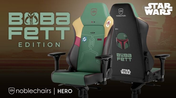 Book of Boba Fett gaming chair announced by noblechairs