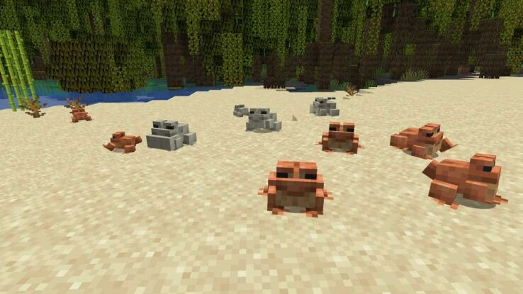 How to find, tame and breed a Minecraft Frog