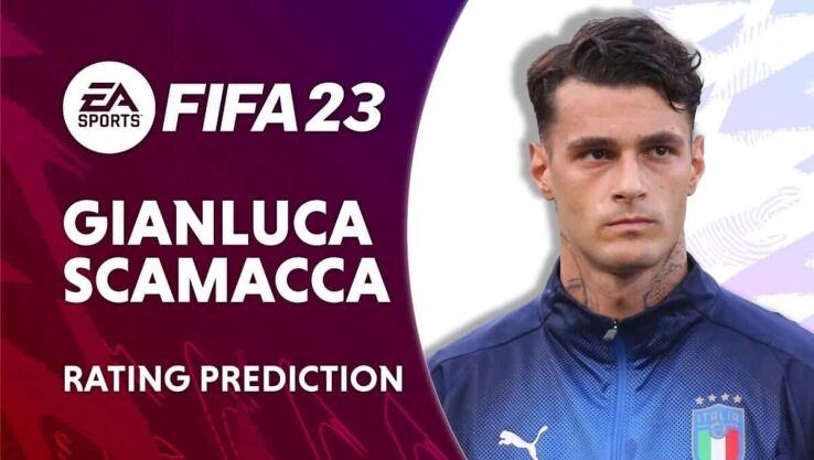 FIFA 23: Gianluca Scamacca predicted ratings