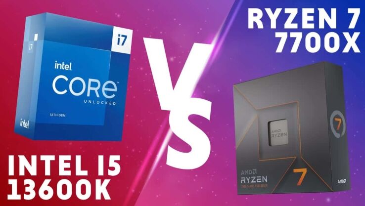 Core i5-13600K Vs Ryzen 7 7700X 