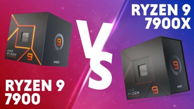 AMD Ryzen 9 7900 vs Ryzen 9 7900X