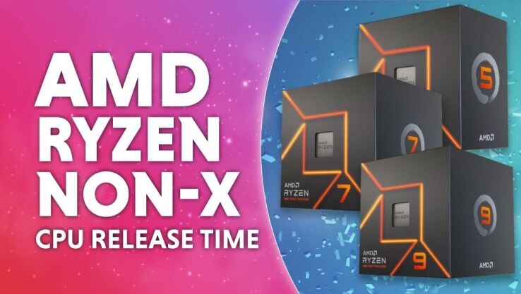 AMD Ryzen 7000 non-X release time US & UK prediction (7600, 7700, 7900)