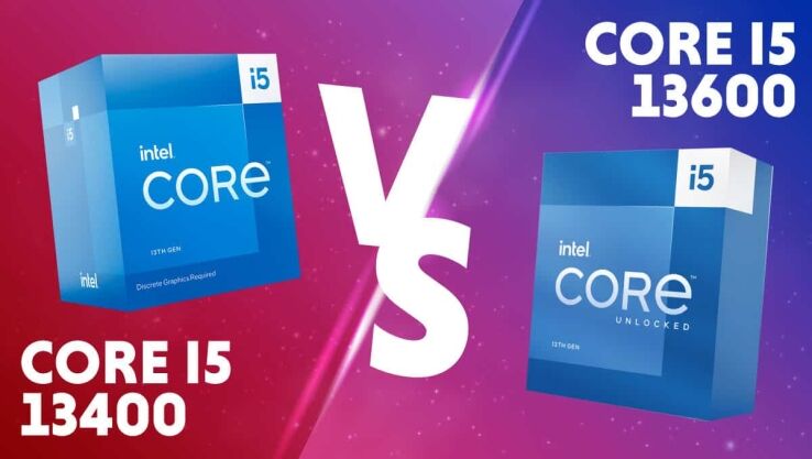 Intel Core i5-13400 vs Core i5-13600