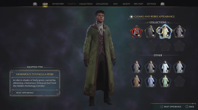 How to find the Transmog System in Hogwarts Legacy & how to use it