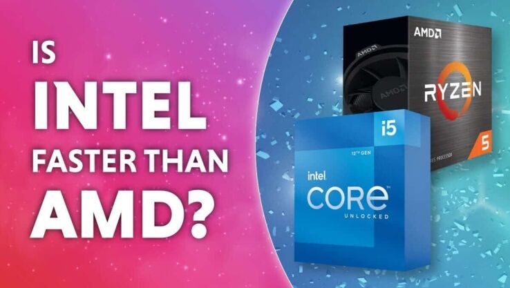 Is Intel faster than AMD?