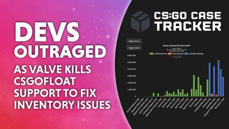 Devs outraged as Valve kills CSGOFloat support to fix CS:GO inventory issues