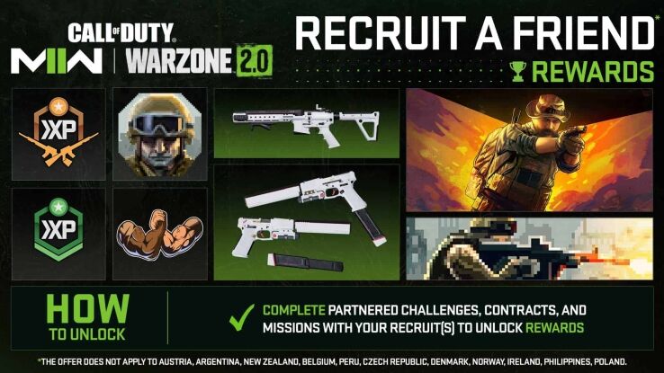 MW2 recruit a friend rewards and how to do it