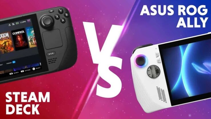 Steam Deck vs ASUS ROG Ally – specs, price, & more