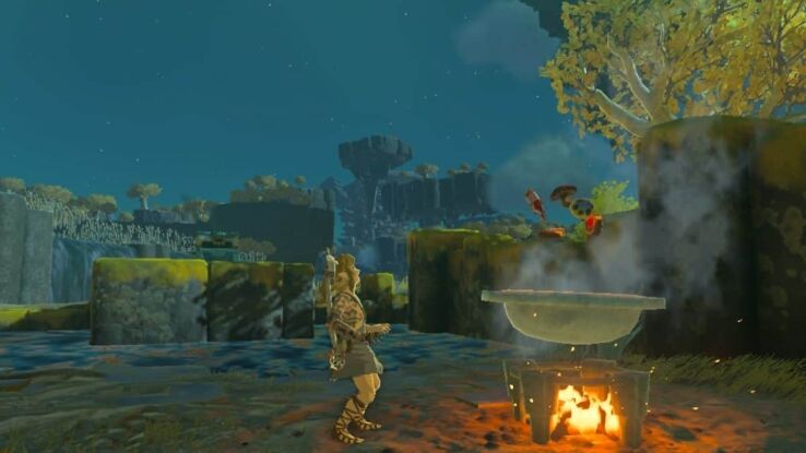 How to cook food in Zelda Tears of the Kingdom