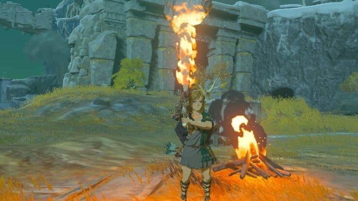 How to make fire in Zelda Tears of the Kingdom