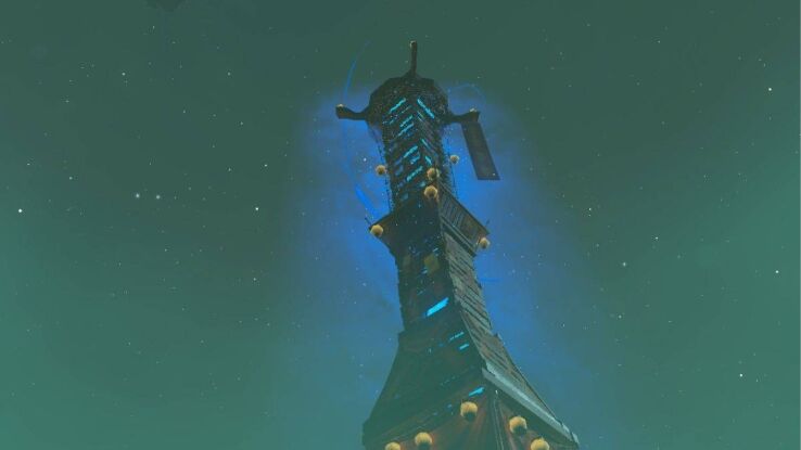 How to activate the Gerudo Canyon Skyview Tower in Zelda Tears of the Kingdom