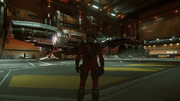 How to leave hangar in Star Citizen