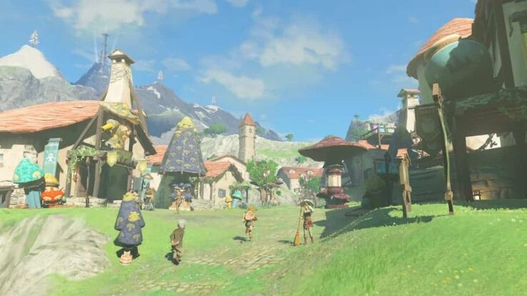 Where is Hateno Village in Zelda Tears of the Kingdom