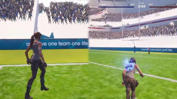 You can now play football in Fortnite