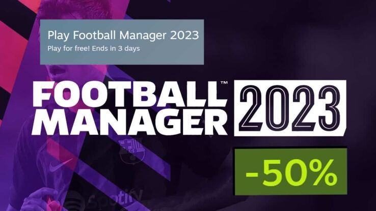 Football Manager 2023 is free to play this weekend on Steam