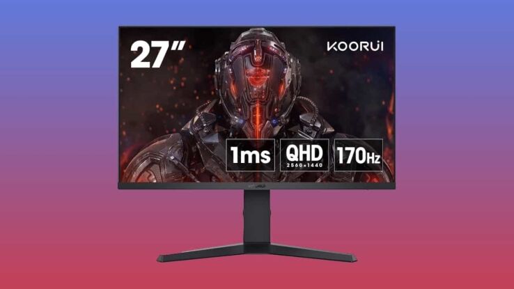 30% off this KOORUI 27-inch gaming monitor at Amazon right now