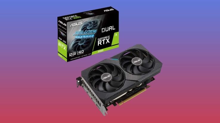 ASUS Dual RTX 3060 12GB GPU deal matches lowest ever price at 27% off