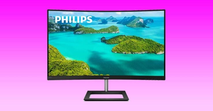 Save $21 on this PHILIPS 27 Inch Curved Frameless Monitor – Prime Day Deal
