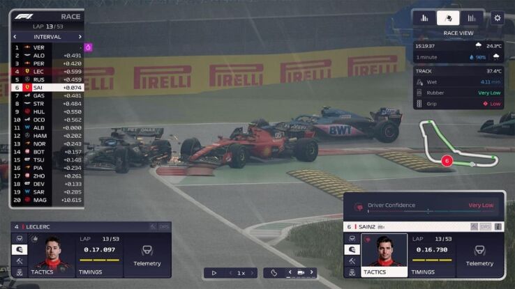 F1 Manager 2023 best settings for races