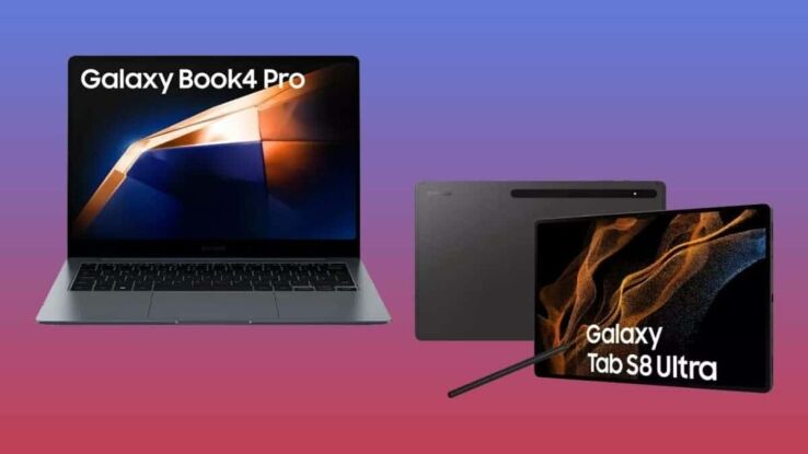Buy the new Samsung Galaxy Book4 Pro and get their S8 Ultra tablet for free