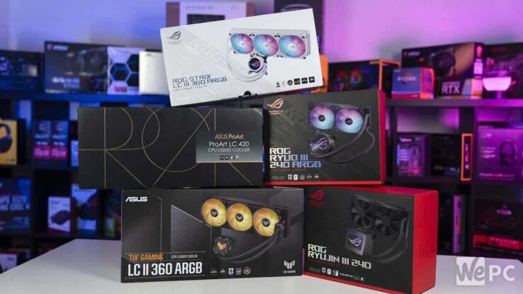 ASUS liquid cooler roundup: a look at the different AIO models on offer